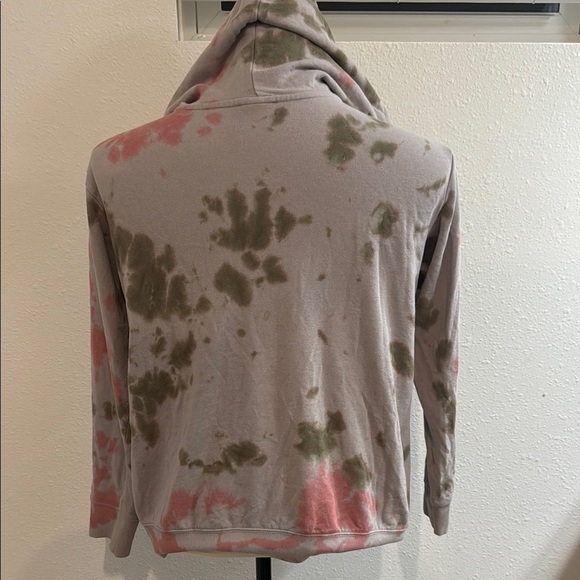 Torrid Gray and Pink Hooded Jacket with Graphic Design - Picture 4 of 5